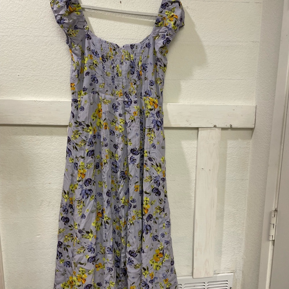 Floral Blue Dress - Picture 11 of 16